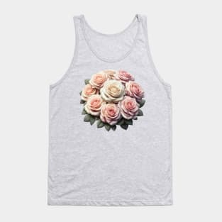 beautiful bunch of roses in a bouquet Tank Top